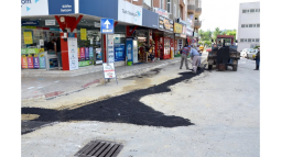 Belediyeden Bozulan Yollar İçin Hummalı Çalışma