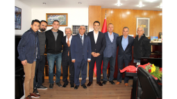 Mersin Amatör Spor Kulüpleri Federasyonu'ndan Belediye'ye Ziyaret