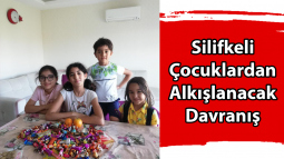 Silifkeli Çocuklardan Alkışlanacak Davranış