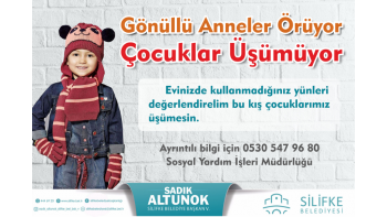 ‘Gönüllü Anneler Örüyor, Çocuklar Üşümüyor’