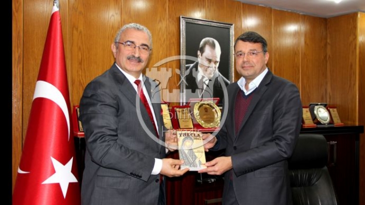 İl Kültür ve Turizm Müdürü Kabahasanoğlu Başkan Turgut'u Ziyaret Etti!
