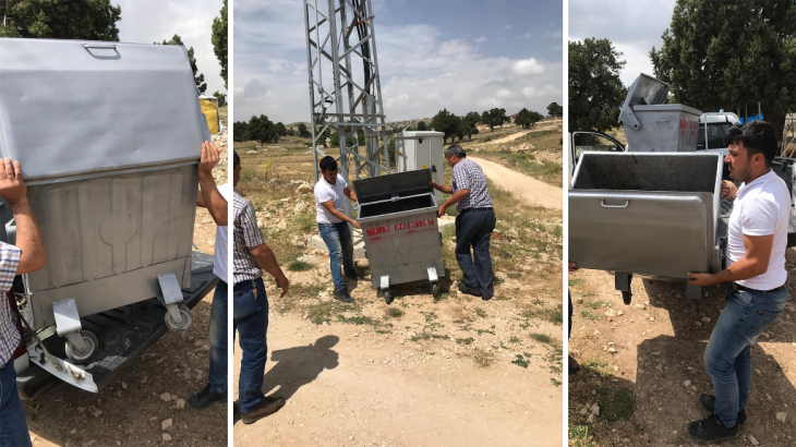 Silifke Belediyesi Çöp Konteynerlerini Yeniliyor