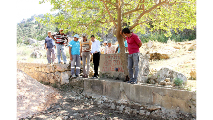 Silifke Belediyesi’nden Körcoluk Çeşmesine Bakım