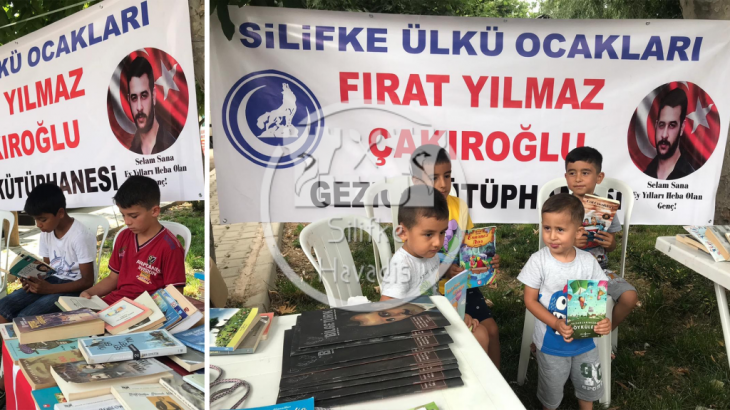 Silifke Ülkü Ocakları'ndan Gezici Kütüphane (2)