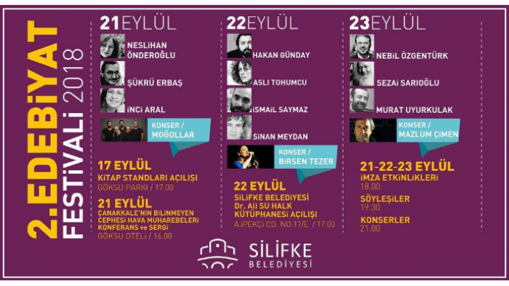 Silifke’de 2. Edebiyat Festivali Düzenlenecek