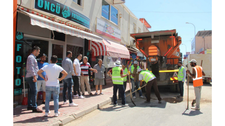 Taşucu’nda Yol Bakım Çalışmaları Sürüyor