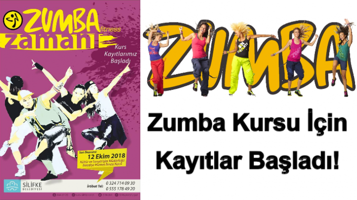 Zumba Kursu İçin Kayıtlar Başladı!